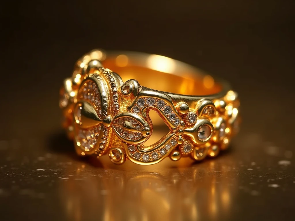 Gouden ring uit de collectie van Vorzelynoz