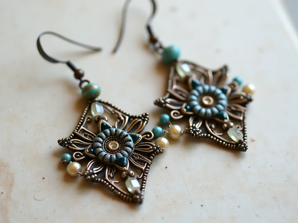 Handgemaakte oorbellen van Vorzelynoz